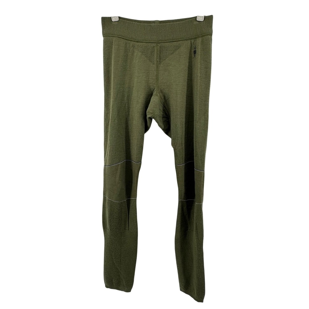 Smartwool Intraknit 250 Base Layer Bottoms Mens Size M Olive Green Gorpcore